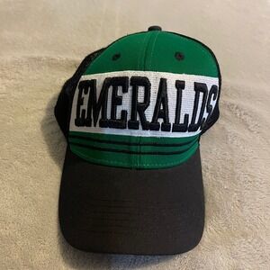 Eugene Emeralds Minor League Baseball Hat Bimm Ridder Green Black Trucker Cap